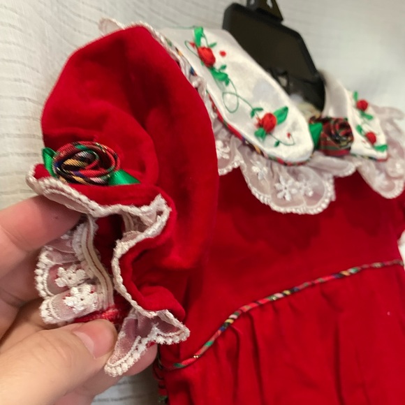 ✨ HP✨Vintage Rare Velvet Romper - Picture 8 of 16